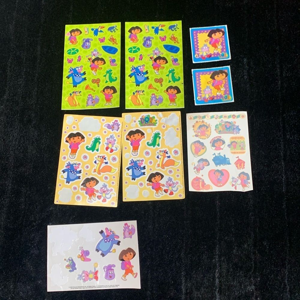 2002 Dora the Explorer Sticker Lot